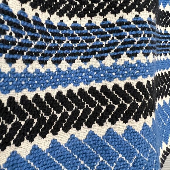 Anthro Nomad Norman Carper Textural Herringbone Stripe Mini Skirt POCKETS! Sz‎ S - Picture 10 of 14